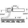 Kadee HO 3 - #5 Coupler, 9/32 Center (2 Pair) Assembled