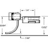 Kadee HO 34 - 30-Series - Plastic Couplers with Gearboxes - Short (1/4") Underset Shank