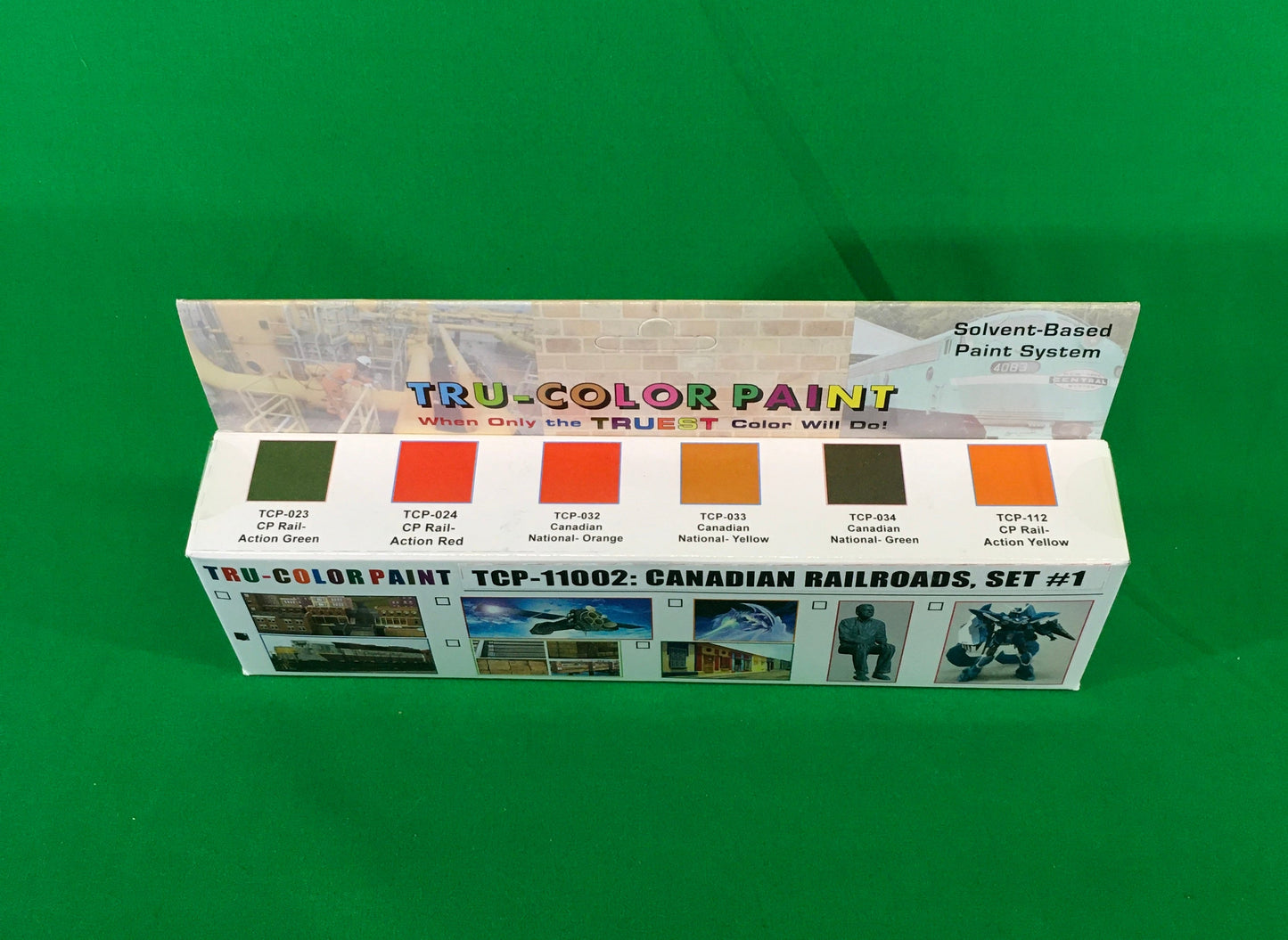 Tru-Color Paint - TCP-11002 - Canadian Railroads Set #1 (Solvent-Based Paint)