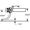 Kadee HO 153 - Whisker Coupler, 1/4 Center (2 Pair)