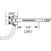 Kadee HO 153 - Whisker Coupler, 1/4 Center (2 Pair)