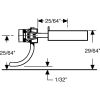 Kadee HO 156 - Whisker Coupler, 25/64 Center (2 Pair)