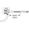 Kadee HO 156 - Whisker Coupler, 25/64 Center (2 Pair)