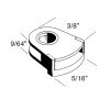 Kadee HO 252 - Small Snap-Together Gearboxes & lids - for Whisker Couplers - 30-Series Equivalent Gearboxes & lids