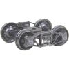 Kadee HO 501 - Arch Bar Trucks with 33" Ribbed Back Wheels - Metal Fully Sprung