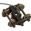 Kadee HO 590 - Bettendorf - AAR Electrical Pickup Self Centering Caboose Trucks with 33" Smooth Back Wheels - HGC