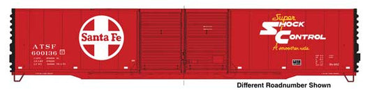 Walthers HO 910-3402 - Mainline - 60' Pullman-Standard Double Door Auto Parts Boxcar "Santa Fe" #600144