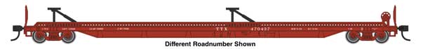 Walthers HO 910-5239 - Mainline - 75' Piggyback Flatcar "TTX" #470516