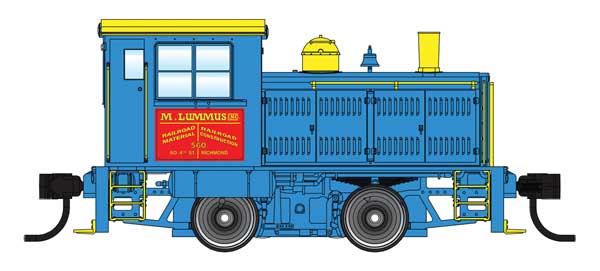 Walthers HO 910-20015 - Mainline - Plymouth ML-8 Industrial Switcher Diesel Locomotive "M.Lummus" (DCC Only)