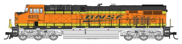 Walthers HO 910-20224 - Mainline - GE ES44AC Evolution Series GEVO Diesel Engine "BNSF" #6399 (DCC w/ ESU Sound)