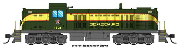 Walthers HO 910-20718 - Mainline - Alco RSC2 Diesel Locomotive "Seaboard" #1521 (w/DCC/ESU Sound)
