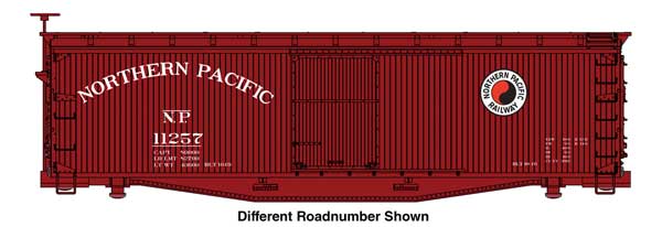 Walthers HO 910-40184 - Mainline - 40' USRA Wood Boxcar "Northern Pacific" #11260
