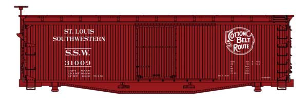 Walthers HO 910-40203 - Mainline - 40' USRA Wood Boxcar "St. Louis Southwestern" #31009