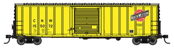 Walthers HO 910-46029 - Mainline - 50' ACF Exterior Post Dreadnaught End Plate B Boxcar "Chicago & North Western" #155072