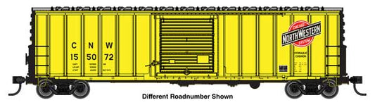 Walthers HO 910-46030 - Mainline - 50' ACF Exterior Post Dreadnaught End Plate B Boxcar "Chicago & North Western" #155132