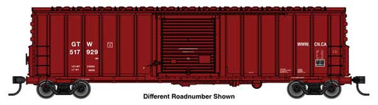 Walthers HO 910-46044 - Mainline - 50' ACF Exterior Post Dreadnaught End Plate B Boxcar "Grand Trunk Western" #517987