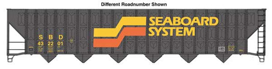 Walthers HO 910-56363 - Mainline - 73' Greenville 7,000 Cubic Foot Wood Chip Hopper "Seaboard System" #432227