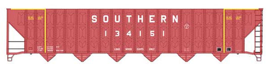 Walthers HO 910-56366 - Mainline - 73' Greenville 7,000 Cubic Foot Wood Chip Hopper "Southern" #134151 (brown)