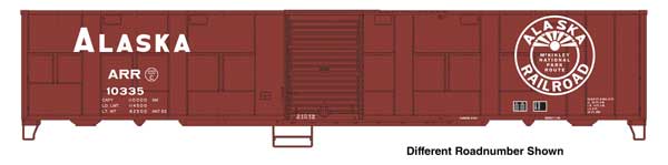 Walthers HO 920-10801 - Proto - 50' Express Boxcar "Alaska" #10335 (NYC-Style Troop Sleeper Conversion)