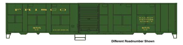 Walthers HO 920-10804 - Proto - 50' Express Boxcar "Frisco" #462 (NYC-Style Troop Sleeper Conversion)