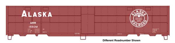 Walthers HO 920-10822 - Proto - 50' Express Boxcar "Alaska" #1559E (CBQ-Style Troop Kitchen Conversion)