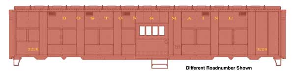 Walthers HO 920-10849 - Proto - 50' Express Boxcar "Boston & Maine" #3226 (C&O-Style Troop Sleeper Conversion)