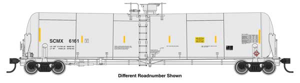 Walthers HO 920-100779 - Proto - 55' Trinity Modified 30,145-Gallon Tank Car "Shell Oil" #6284 (SCMX)