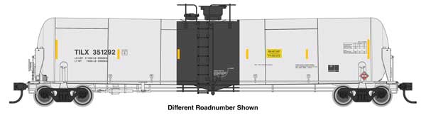 Walthers HO 920-100784 - Proto - 55' Trinity Modified 30,145-Gallon Tank Car "Trinity Industries Leasing" #351465 (TILX)