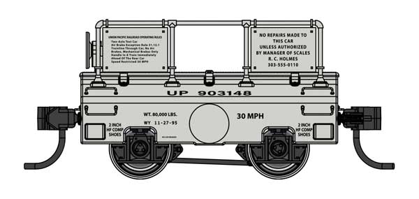 Walthers HO 920-105306 - Proto - Scale Test Car "Union Pacific" #903148