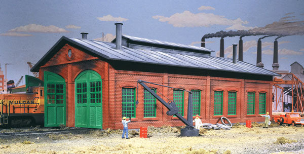 Walthers HO 933-3007 - Cornerstone - 2-Stall Enginehouse Building Kit