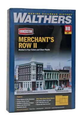 Walthers HO 933-3029 - Cornerstone - Merchant's Row II Building Kit
