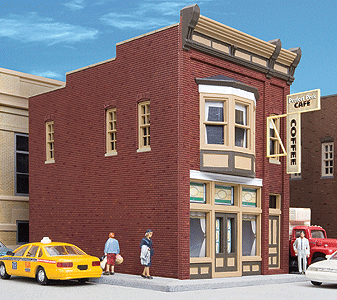 Walthers HO 933-3468 - Cornerstone - Perfect Perk Cafe Building Kit