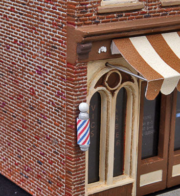 Walthers HO 933-3471 - Cornerstone - Vic's Barber Shop Building Kit