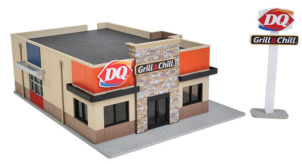 Walthers HO 933-3485 - Cornerstone - DQ Grill & Chill(R) Building Kit