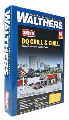 Walthers HO 933-3485 - Cornerstone - DQ Grill & Chill(R) Building Kit