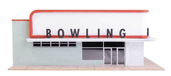 Walthers HO 933-4118 - Cornerstone - Vintage Bowling Alley Building Kit