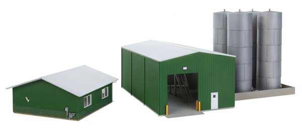 Walthers HO 933-4128 - Cornerstone - Fertilizer Distributor Building Kit