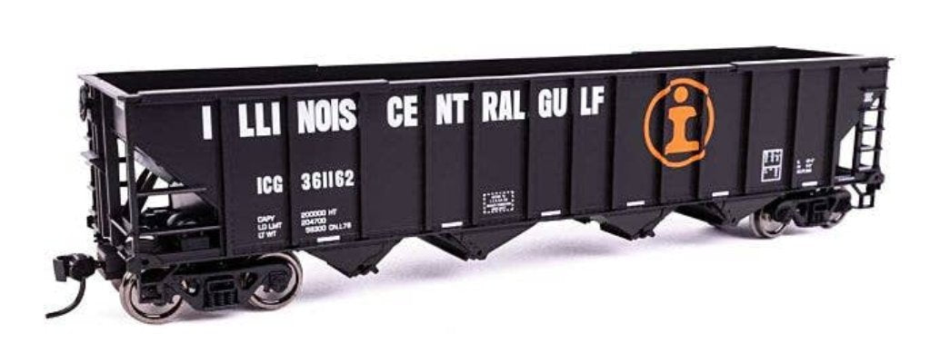 Walthers HO 910-57816 - Mainline - 50' 100-Ton 4-Bay Hopper "Illinois Central Gulf" #361162
