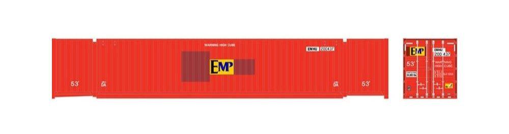 Atlas HO 20006663 - Master - 53' Jindo Containers "EMP" (Ex-Hub) Set #1 (3-Pack)