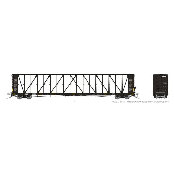 Rapido Trains HO 174012 - NSC 73' Centerbeam Flatcar "Norfolk Southern" (6-Pack)