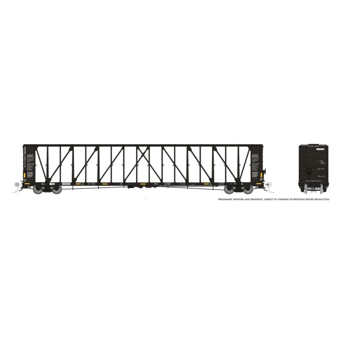 Rapido Trains HO 174012A - NSC 73' Centerbeam Flatcar "Norfolk Southern"