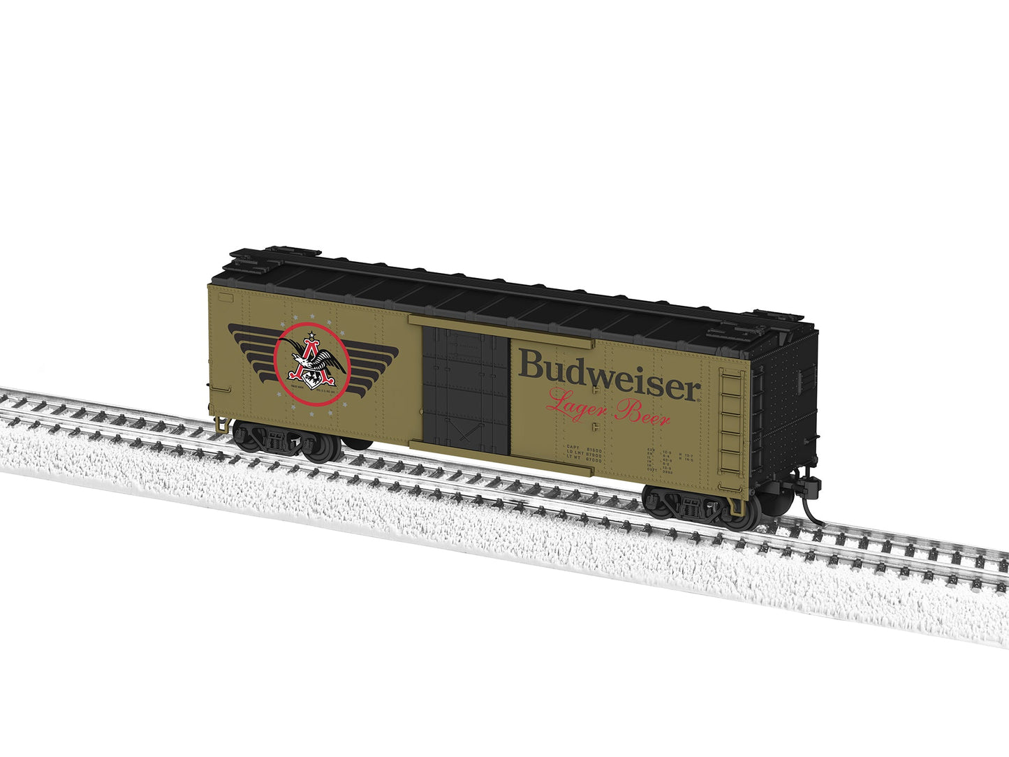 Lionel HO 2354120 - Anheuser-Busch - Reefer Car "Budweiser Military" (Heritage Can)
