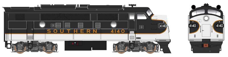 Bowser HO 24595 - Executive - EMD F3-A Diesel Locomotive "Southern" #4135 (w/DCC/Sound)