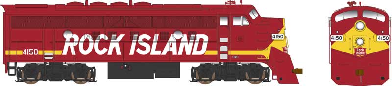 Bowser HO 24601 - Executive - EMD F9AM Diesel Locomotive "Rock Island" #4150 (EX UP) w/DCC/Sound