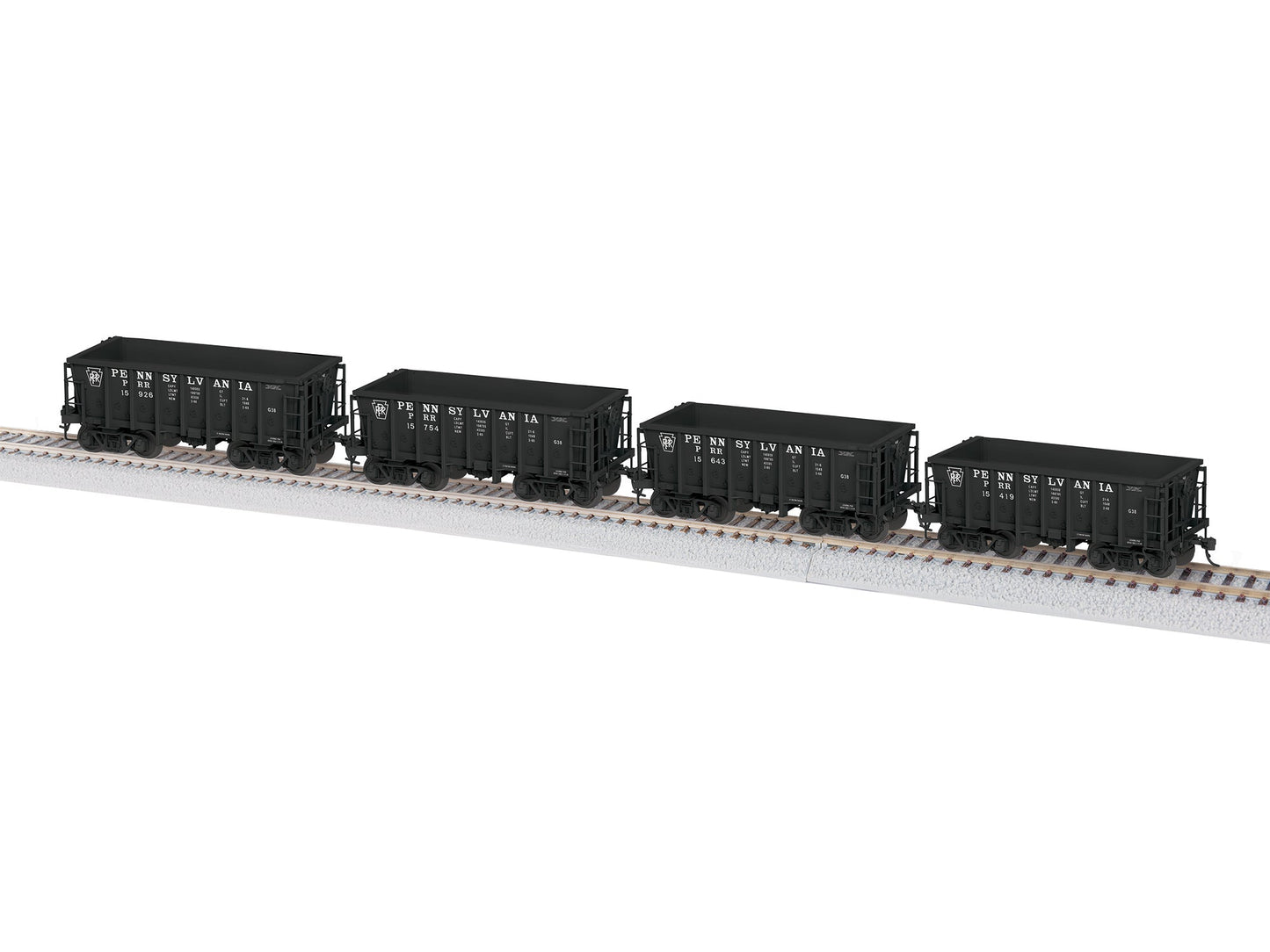 Lionel HO 2474094 - G38 Ore Car "Pennsylvania" (4 Pack, Set 4)