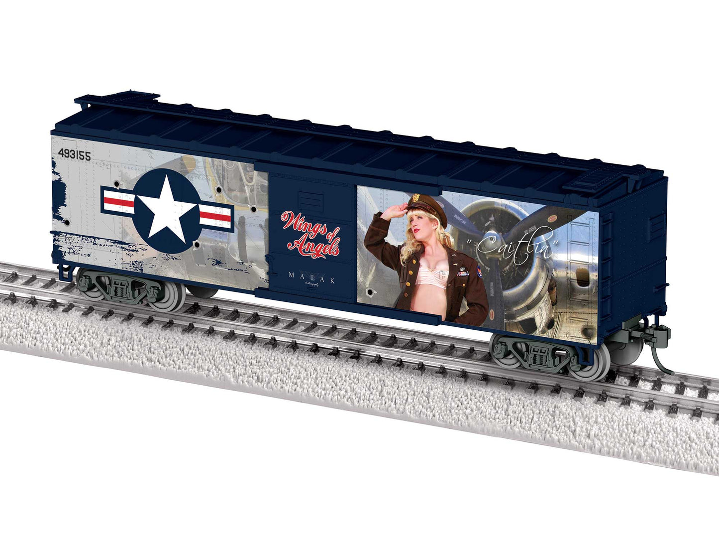 Lionel HO 2554010 - Wings of Angels Boxcar "Caitlin" #493155