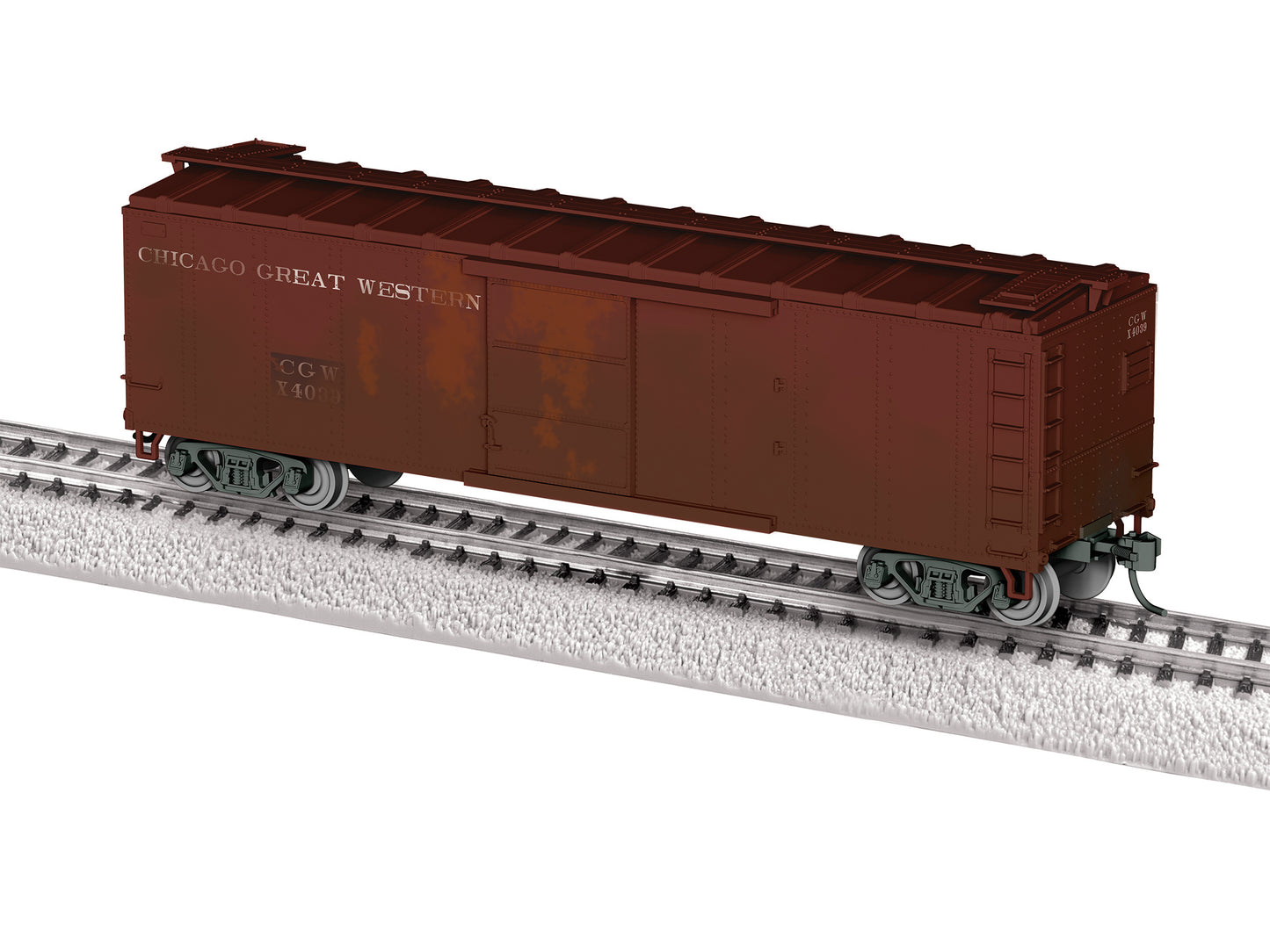 Lionel HO 2554620 - Weathered Boxcar "Chicago Great Western" #X4039