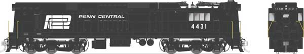 Rapido Trains HO 52509 - E44 Electric Engine "Penn Central" #4439