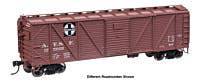 Walthers HO 910-40352 - Mainline - 40' AAR Single Sheathed Boxcar w/Dreadnaught Ends "Santa Fe" #125928