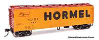 Walthers HO 910-41311 - Mainline - 40' Wood Reefer w/ Steel Ends "NADX" #452 (Hormel)